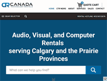 Tablet Screenshot of canadatechrent.com